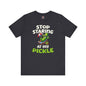 Stop Staring At My Pickle T-Shirt The Devil's Pickle
