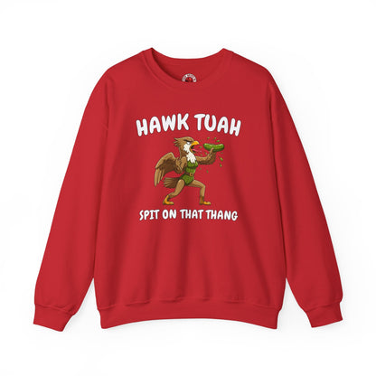 Hawk Tuah Crewneck Sweatshirt The Devil's Pickle