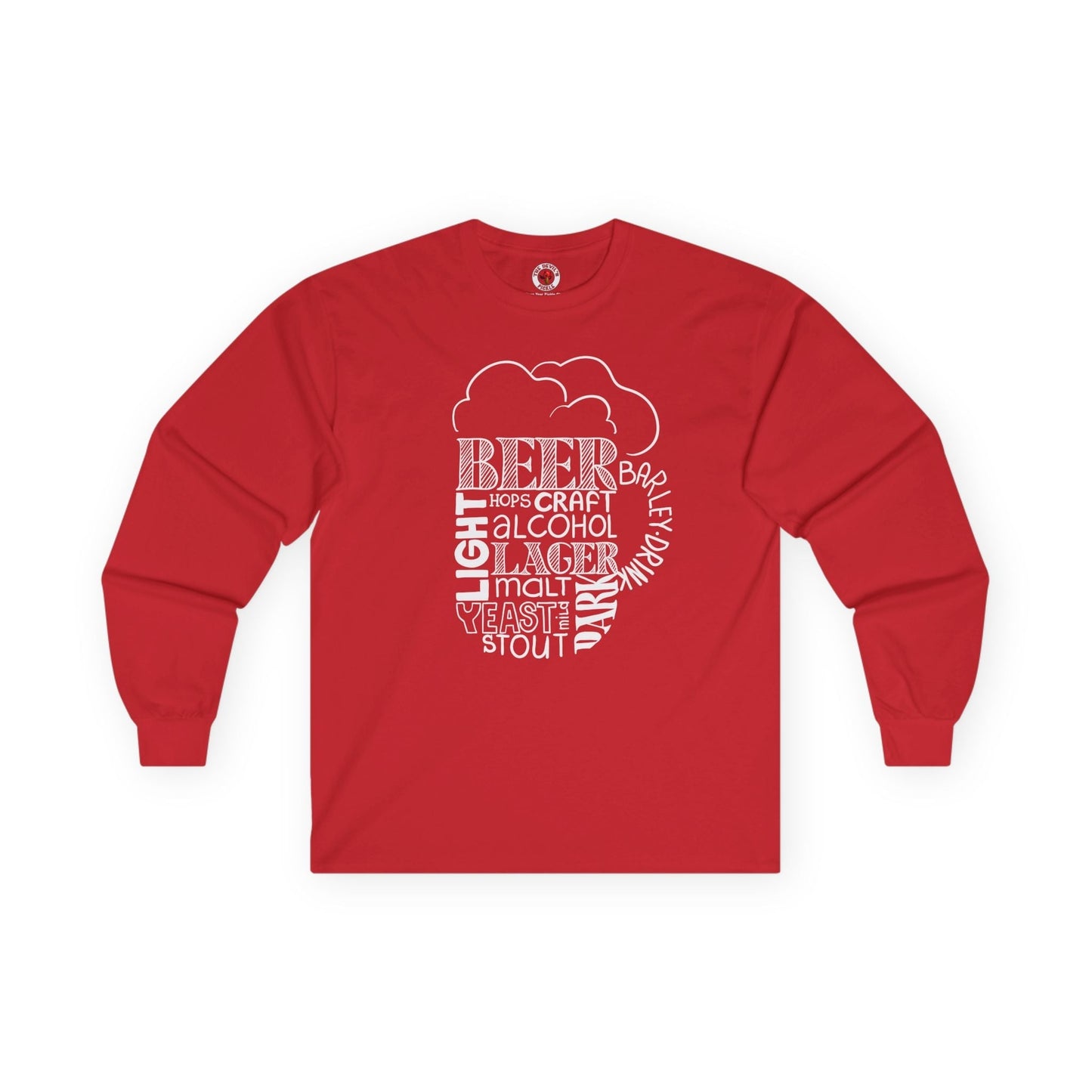 Beer Mug Of Words Long Sleeve Tee The Devil's Pickle