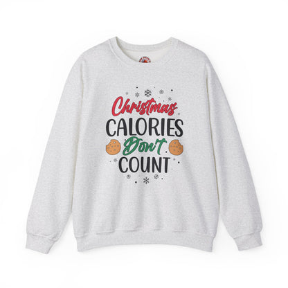 Christmas Calories Don't Count Crewneck Sweatshirt The Devil's Pickle