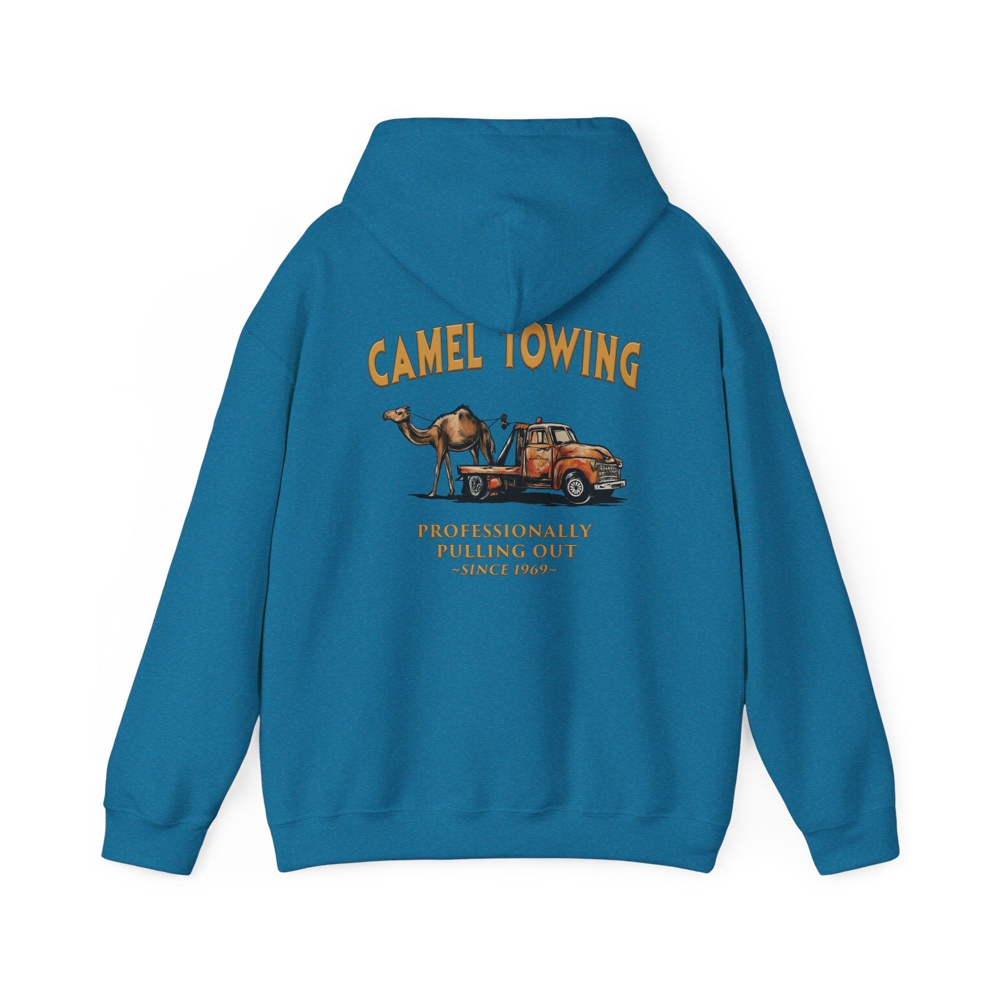 Camel Towing Back Hooded Sweatshirt The Devil's Pickle
