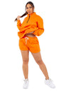 WOMEN FASHION SWEATSHIRT AND SHORT SET BY CLAUDE