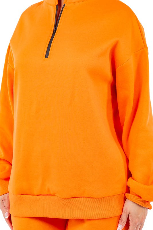 WOMEN FASHION SWEATSHIRT AND SHORT SET BY CLAUDE