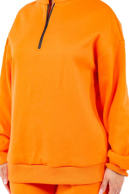 WOMEN FASHION SWEATSHIRT AND SHORT SET BY CLAUDE