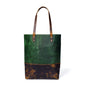 Green Women's Leather Tote Classy Leather Bags