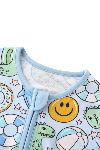 Posh TOT Pool Floats Bamboo Baby Convertible Zippy Romper  CINCO DE MAYO PROMO - FINAL SALE Charlies Project Kids