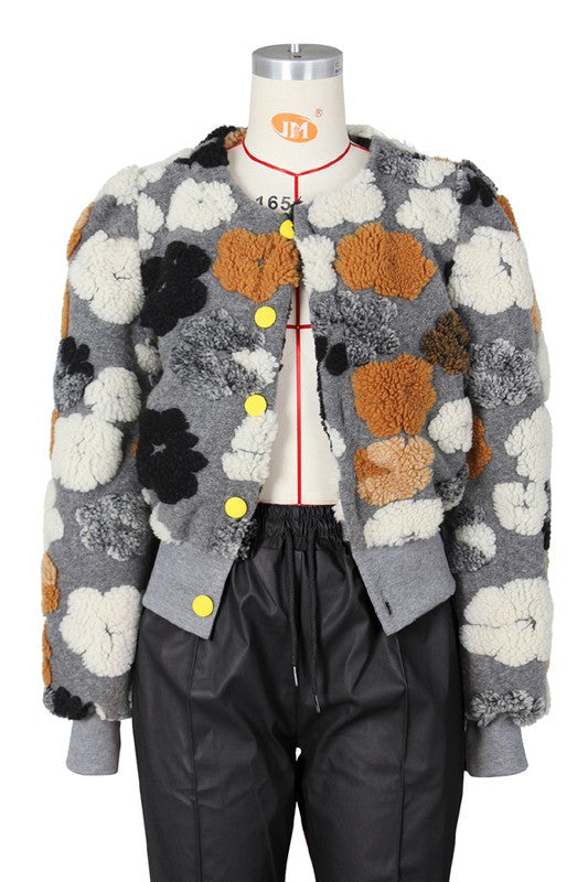 WOMEN SEXY FASHION OUTERWEAR JACKET BY CLAUDE
