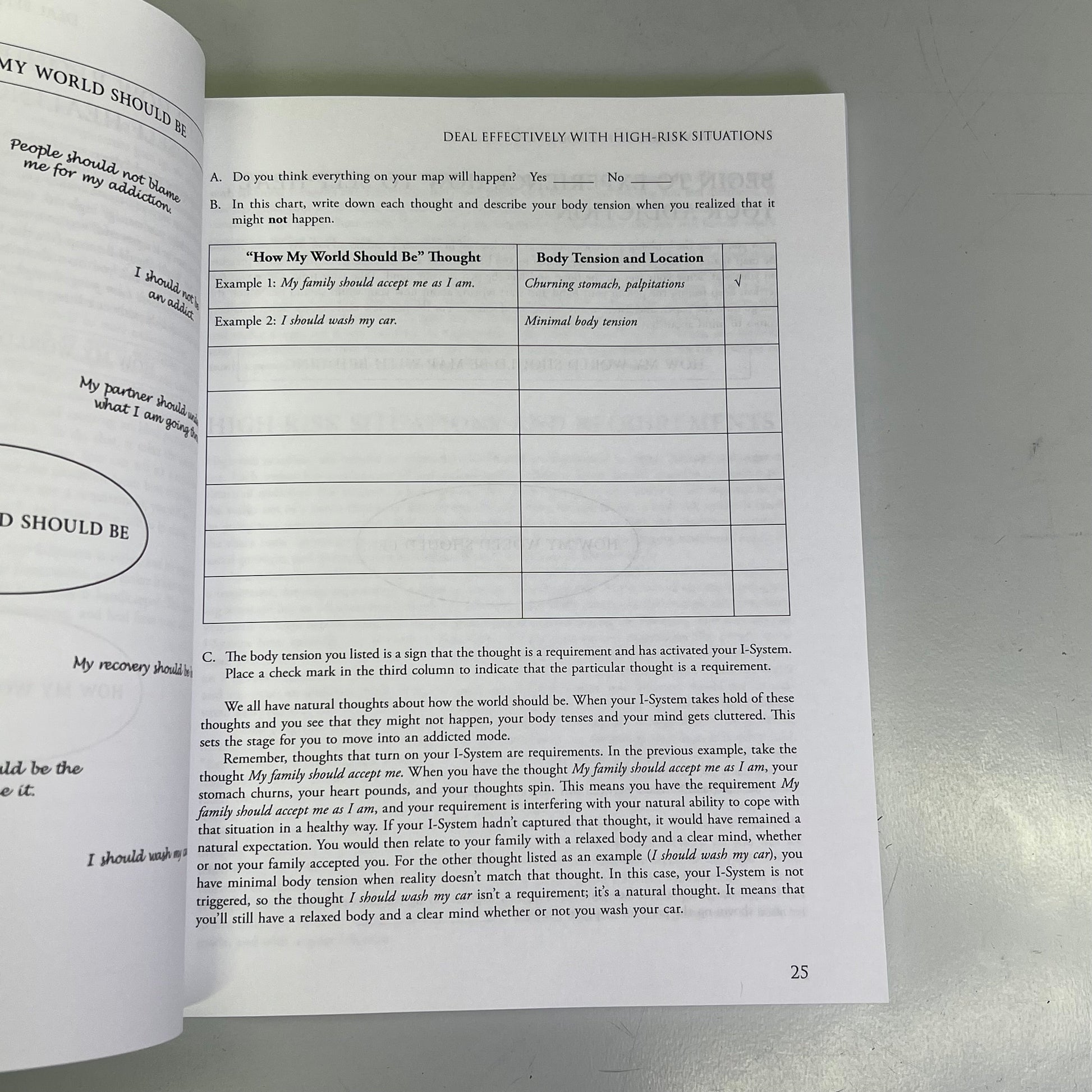 MIND-BODY WORKBOOK FOR ADDICTION Effective Tools Substance Abuse Recovery Book PayWut
