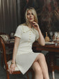Hepburn Elegance Knit Dress - Audrey Hepburn Inspired Dress for Stylish Women Country in My Heart