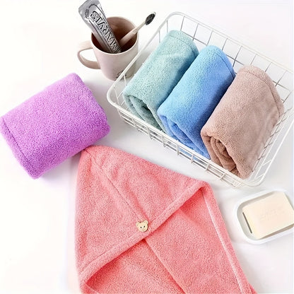 Microfiber Hair Towel Quick Drying Hair Wrap Towel Super Absorbent Hair Drying Cap Soft Headband NovaCart