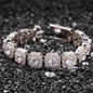 Hip-hop micro-inlaid zircon 12.5mm rock candy bracelet