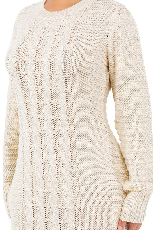 WOMEN FASHION LONG MAXI SWEATER DRESS BY CLAUDE