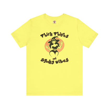 Thick Thighs and Spooky Vibes T-Shirt The Devil's Pickle