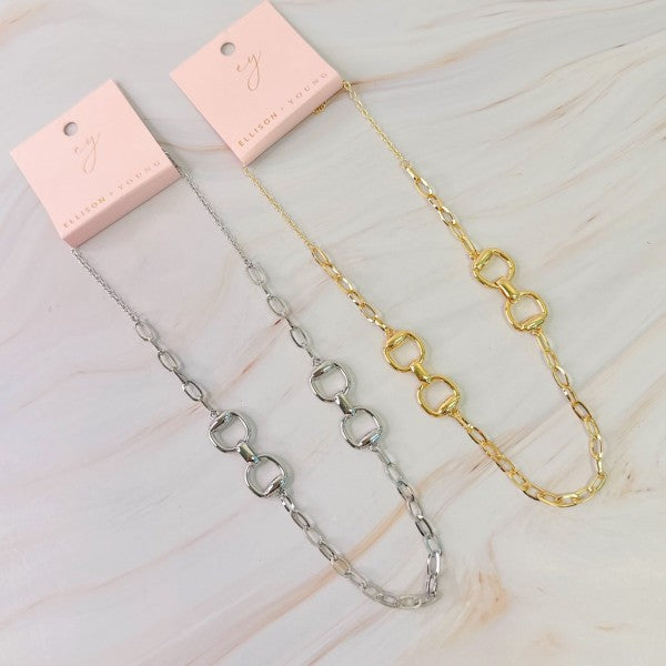Double Equestrian Chain Necklace Shop Style & More | Fresh Looks, Everyday Deals & Free Shipping