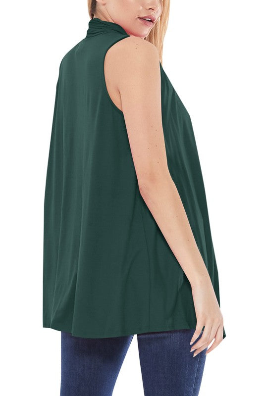Solid, long body open front vest in a loose fit Shop Style & More | Fresh Looks, Everyday Deals & Free Shipping