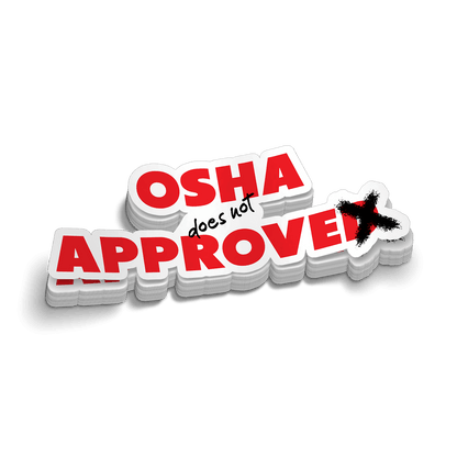 OSHA Hard Hat Decal Armed American Supply