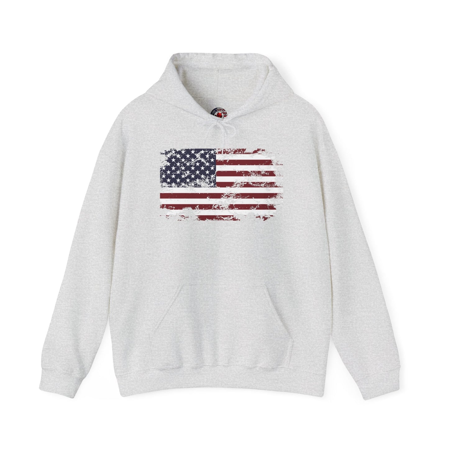 Vintage Style American Flag Hooded Sweatshirt The Devil's Pickle
