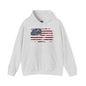 Vintage Style American Flag Hooded Sweatshirt The Devil's Pickle