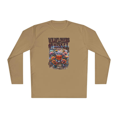 Wildflowers and Whiskey Lightweight Long Sleeve Tee Country in My Heart