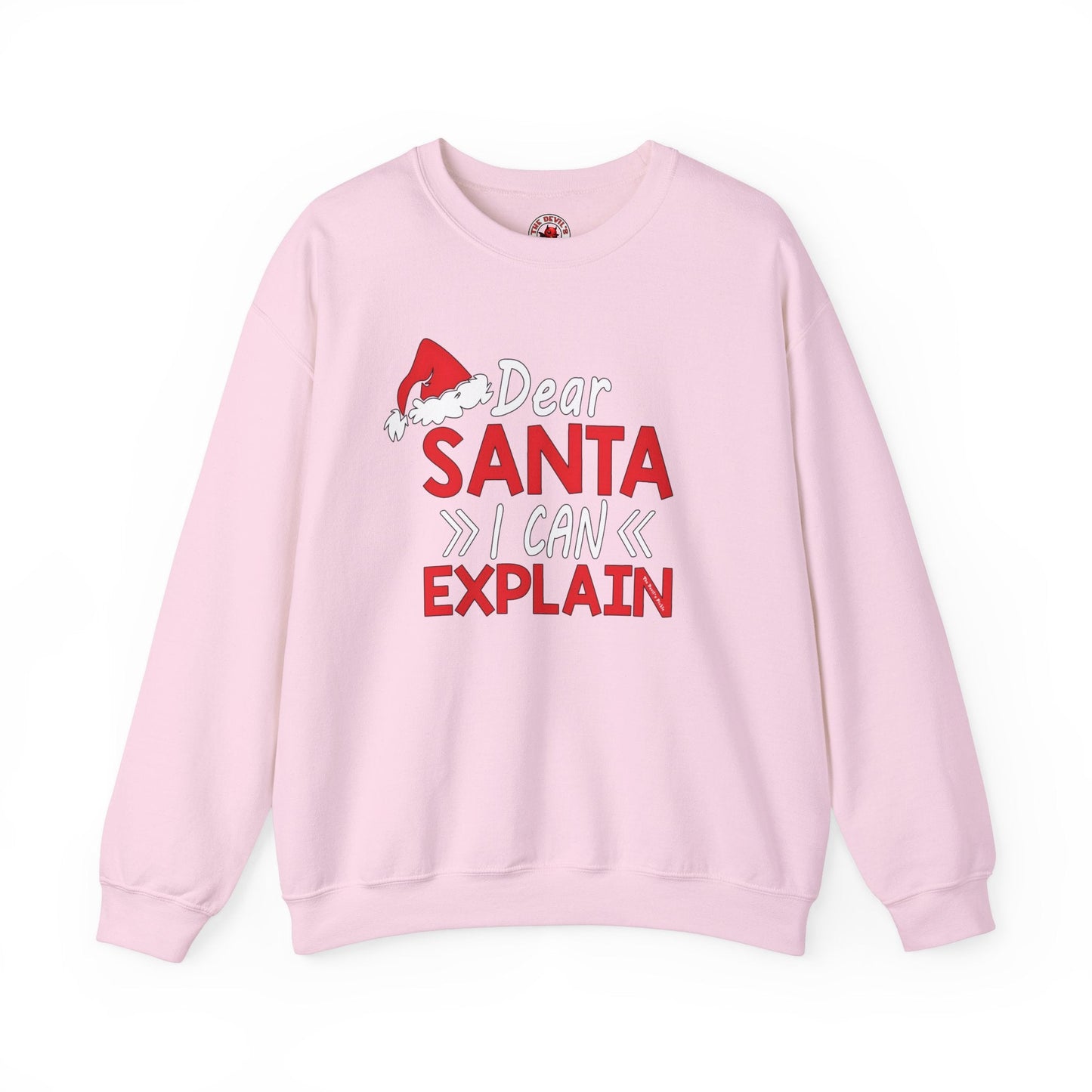 Dear Santa I Can Explain Crewneck Sweatshirt The Devil's Pickle