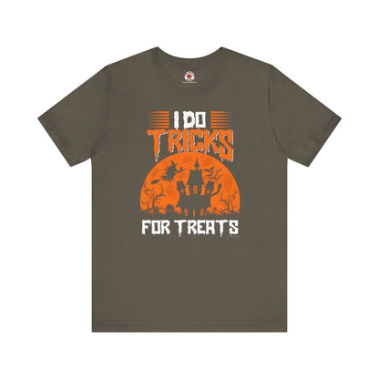I Do Tricks For Treats T-Shirt The Devil's Pickle