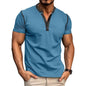 Men's Summer Polo Shirt with Button V-Neck, Short-sleeved SnagBag