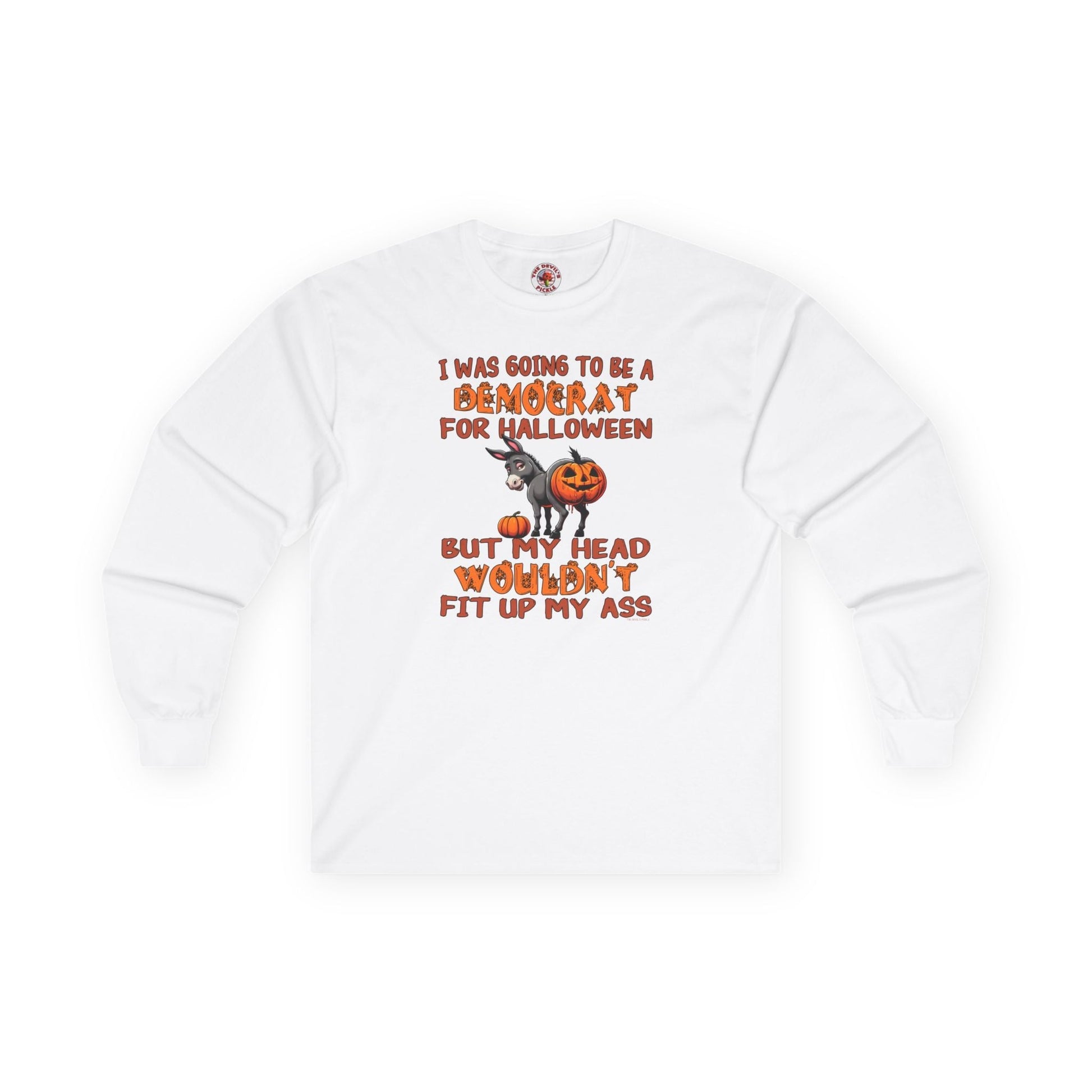 Democrat for Halloween Long Sleeve Tee The Devil's Pickle