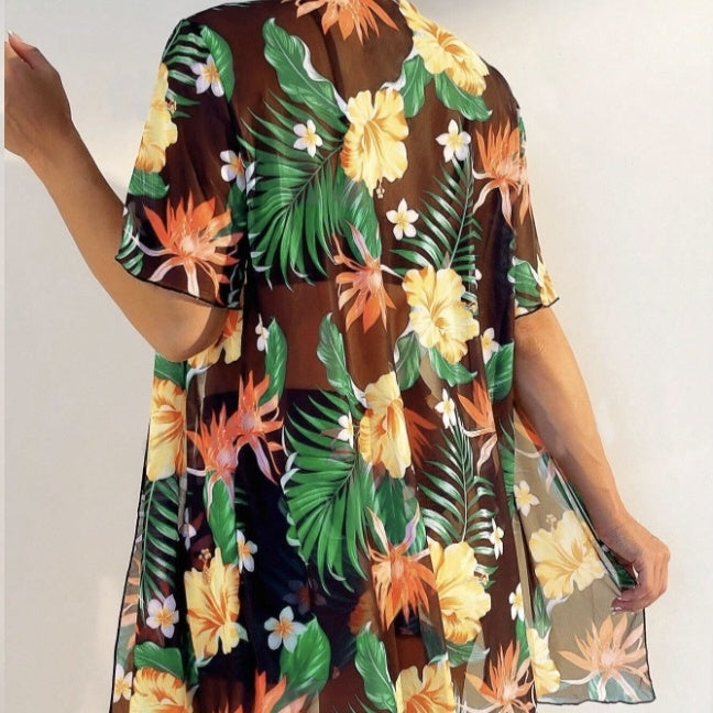 Women’s Floral Beach Set – Two-Piece Summer Outfit FitiqueFit
