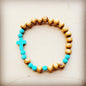 Bracelet Bar-Wood & Blue Turquoise Beads Shop Style & More | Fresh Looks, Everyday Deals & Free Shipping