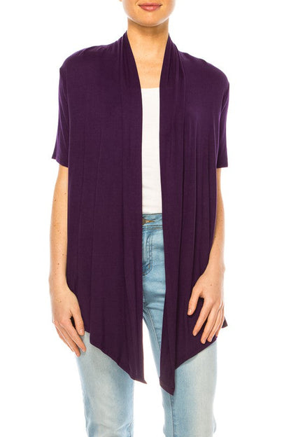 Solid, relax fit cardigan with an open front Shop Style & More | Fresh Looks, Everyday Deals & Free Shipping