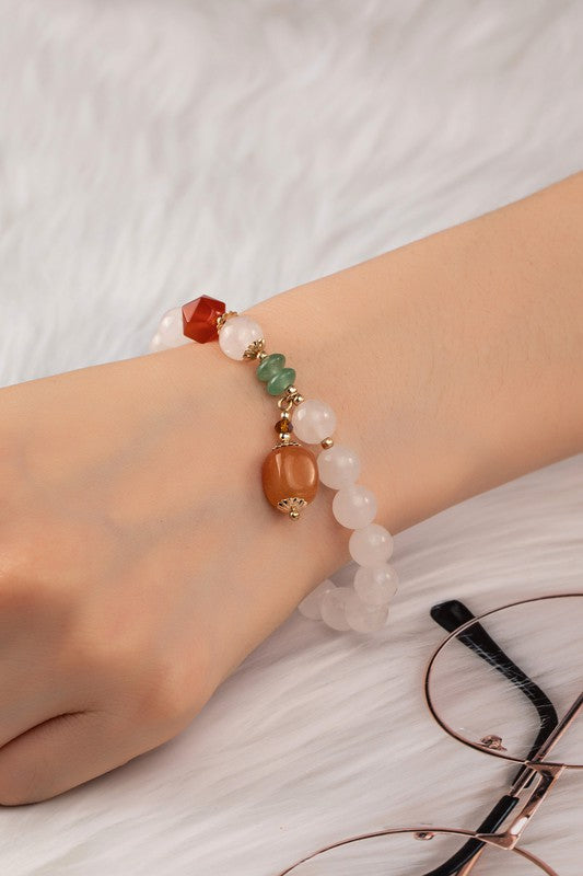 stretch clear agate bead bracelet brown agate drop Shop Style & More | Fresh Looks, Everyday Deals & Free Shipping