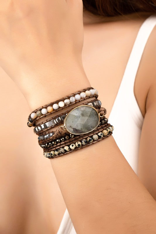 34 inch natural stone boho bracelet Shop Style & More | Fresh Looks, Everyday Deals & Free Shipping