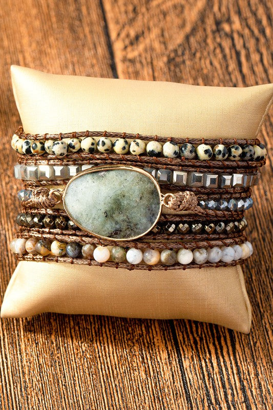 34 inch natural stone boho bracelet Shop Style & More | Fresh Looks, Everyday Deals & Free Shipping