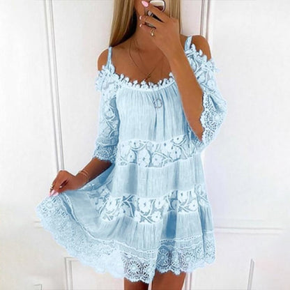 Lace Embrace Summer Sling Dress Country in My Heart