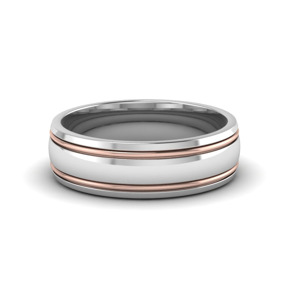 Two Tone Gold Ring Fascinating Diamonds