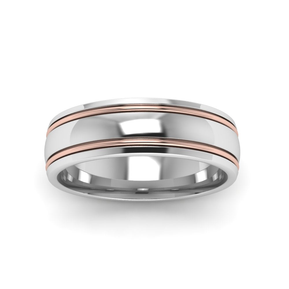 Two Tone Gold Ring Fascinating Diamonds