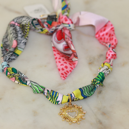 Presley Heartburst Scarf Necklace Deep South Originals