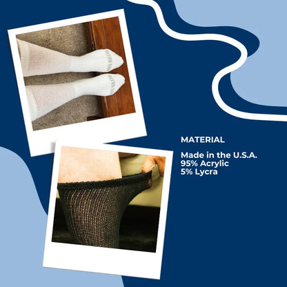 Women's Ultra-Soft Upper Calf Diabetic Socks (4 Pair) DSC