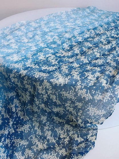 Artisanal 100% Linen Wax-Dyed Scarf LINTICO