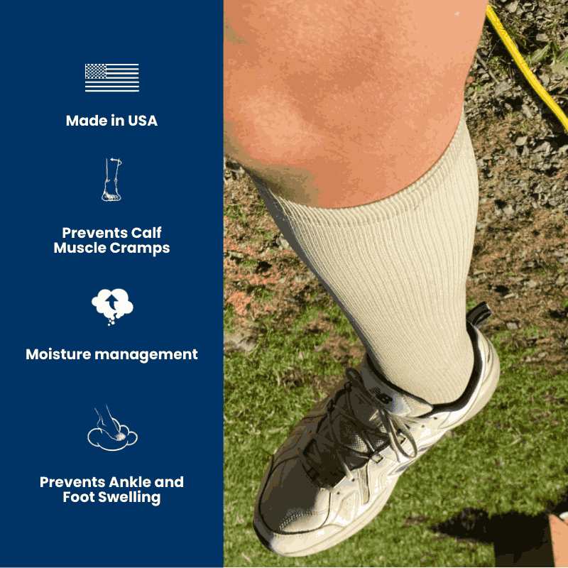 Women's Over The Calf Compression Stocking Socks (1 Pair) DSC