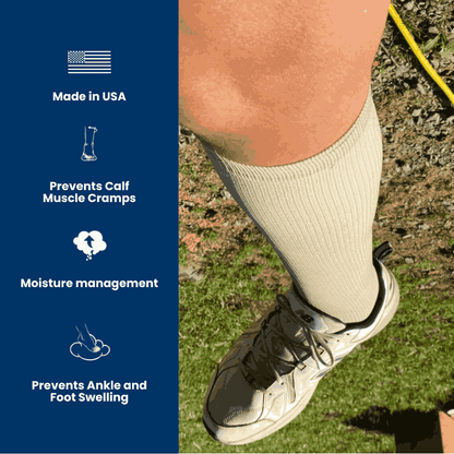 Women's Over The Calf Compression Stocking Socks (1 Pair) DSC