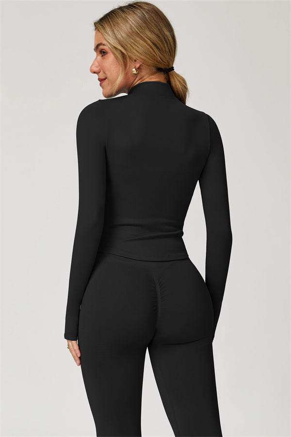 The Delight Jacket Sports Bra Leggings 3-Piece Set Fitglutes Activewear Gymwear Sportswear & Workout Clothes