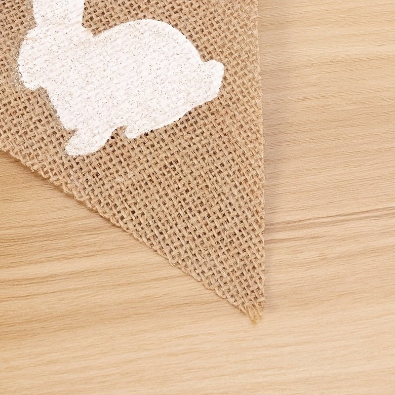 Rabbit Holiday Party Decoration Pull Flag Pennant 7pcs NovaCart