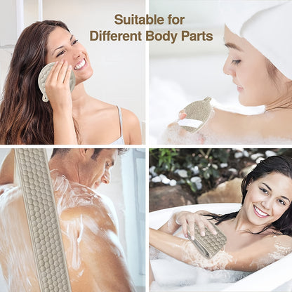 Deep Cleansing Back Scrubber for Men And Women - Exfoliates And Relaxes Your Body in The Shower Or Bath NovaCart