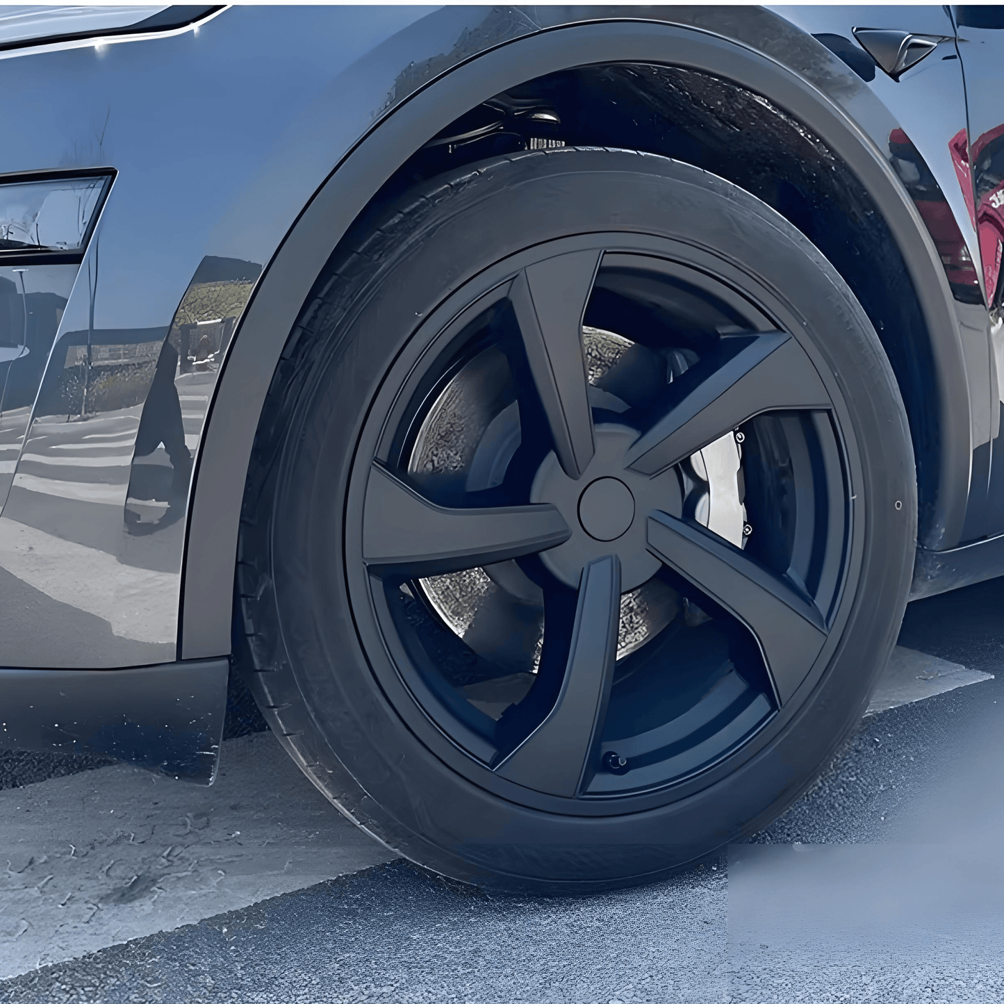 19″ Crossflow Wheel Covers for Model Y Juniper (4PCS) Tesery Official Store