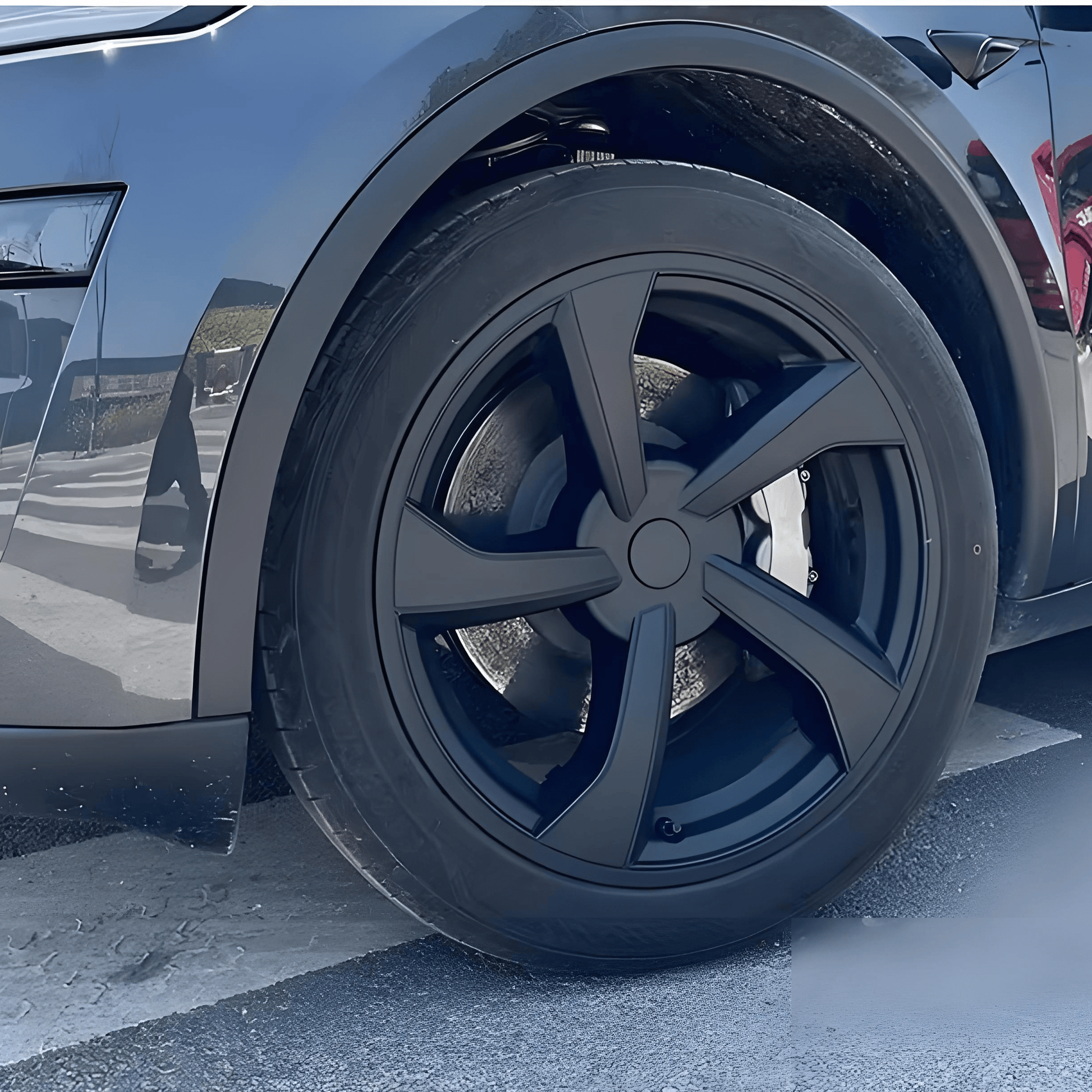 19″ Crossflow Wheel Covers for Model Y Juniper (4PCS) Tesery Official Store