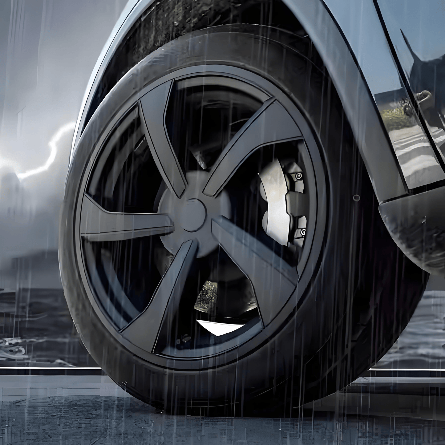 19″ Crossflow Wheel Covers for Model Y Juniper (4PCS) Tesery Official Store