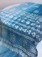 Artisanal 100% Linen Wax-Dyed Scarf LINTICO