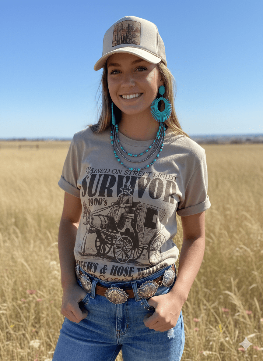 1900's Survivor Graphic Tee Wild Junkie