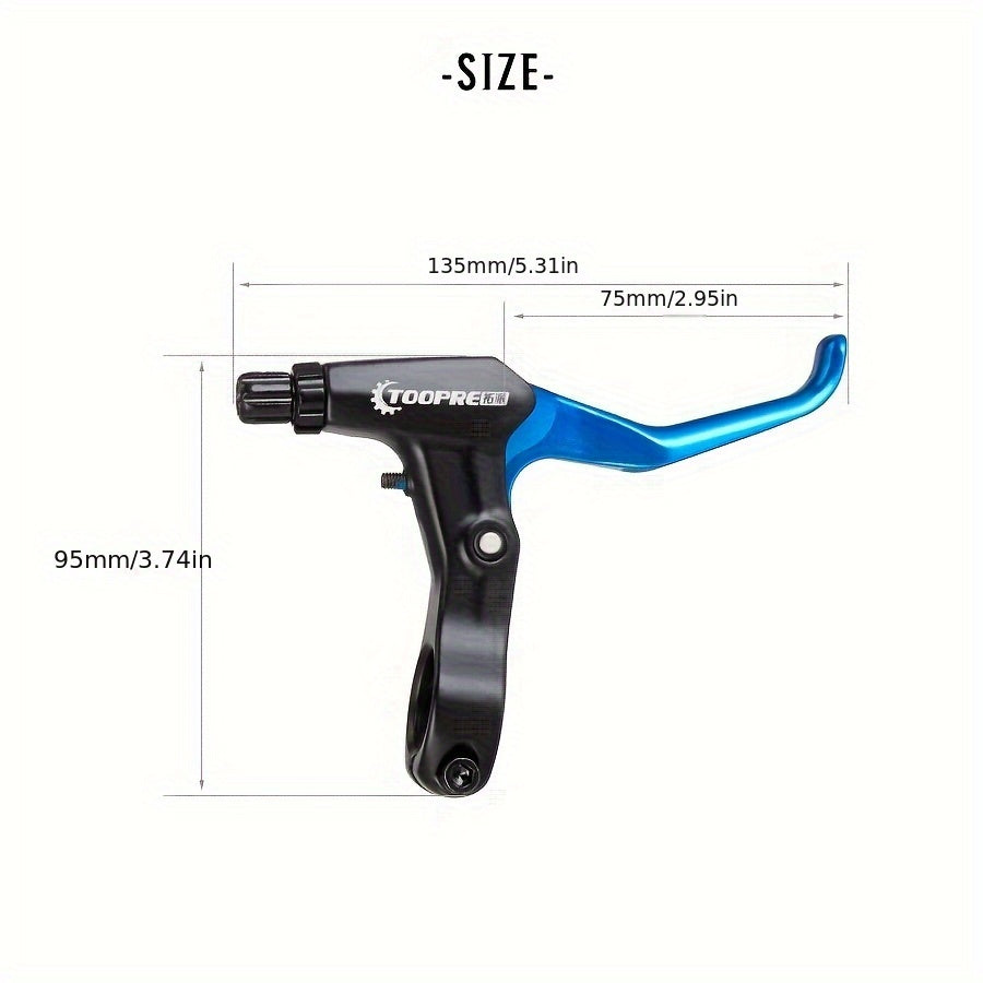 Ultra Light Mountain Bike Brake Handle - V Brake/Disc Brake, Aluminum Alloy Hydraulic Disc Brake for Smooth Stopping Power NovaCart